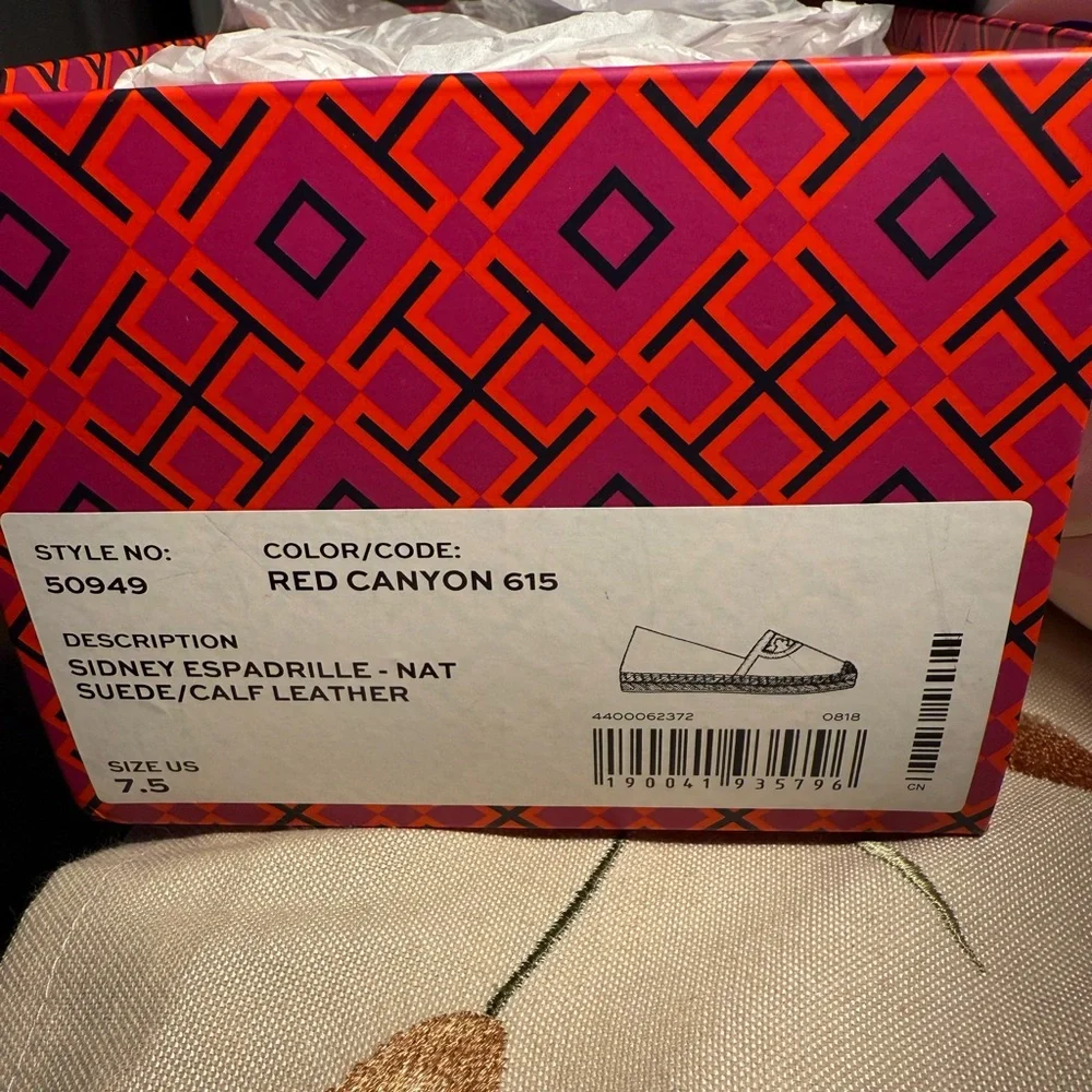 Tory Burch Sidney Espadrille suede/calf leather